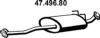 TOYOT 1740367040 Middle Silencer